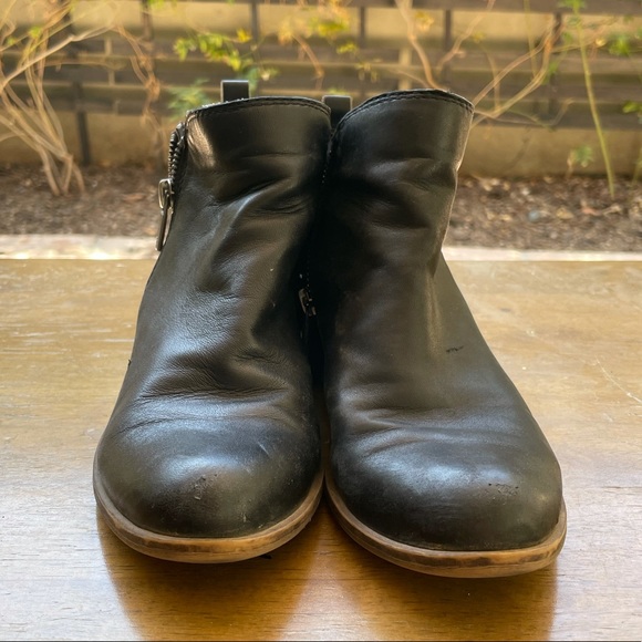 Lucky Brand Basel Leather Ankle Booties Size 6 - Picture 7 of 8